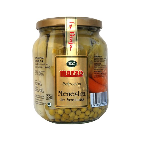 MARZO Menestra de verduras 430 g.