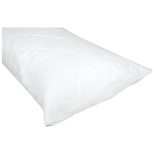 Funda protectora acolchada para almohada 100% microfibra, 135 centímetros PRODUCTO ALCAMPO.