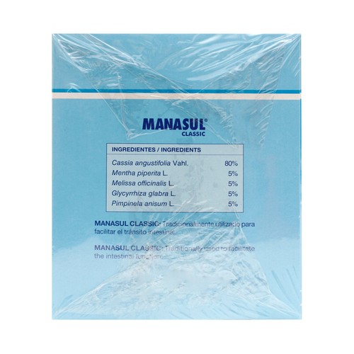 MANASUL Infusión clasica MANASUL 50 uds.