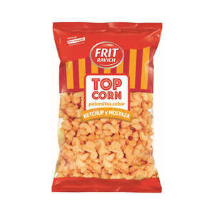 Imagen de FRIT RAVICH Palomitas extrusionadas ketchup y mostaza FRIT RAVICH 80 gr.