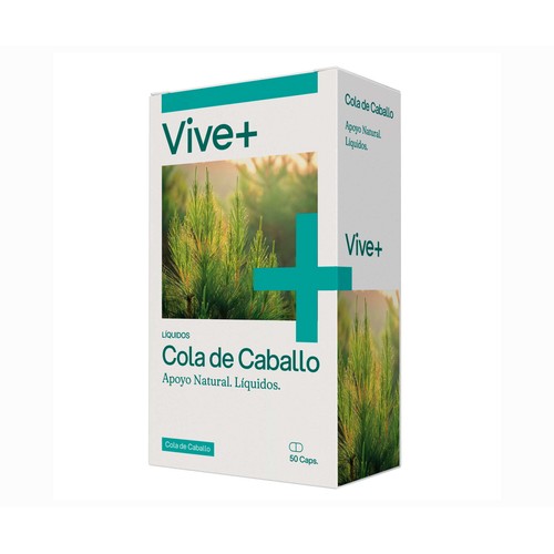VIVE+ SALUD Y VIDA Cola de Caballo VIVE PLUS, 50 uds x 26 g.
