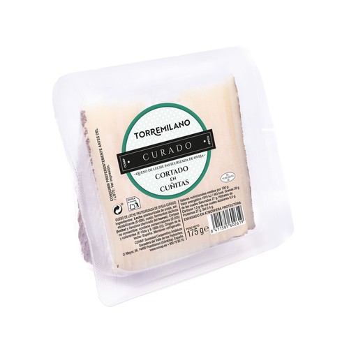 COVAP Queso de leche pasteurizada de oveja, curado, cortado en cuñitoas COVAP 200 g.