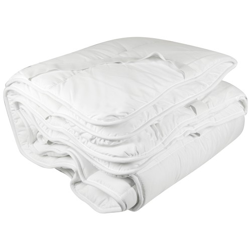 Topper sobrecolchón con gomas traseras para cama de 135 centímetros, SAVEL.