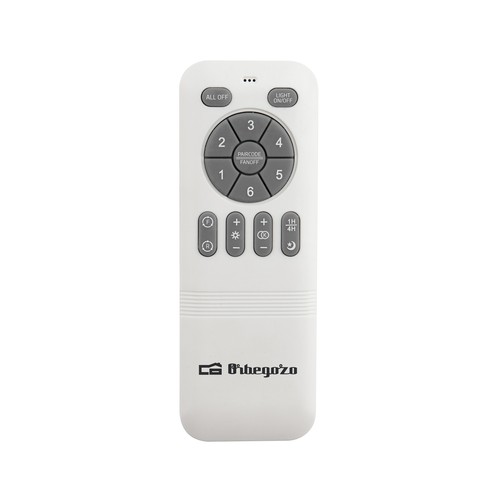Ventilador de techo ORBEGOZO CP 148105,  35W, temporizador hasta 4 horas, 6 velocidades, diámetro de las aspas 105cm, 3 aspas