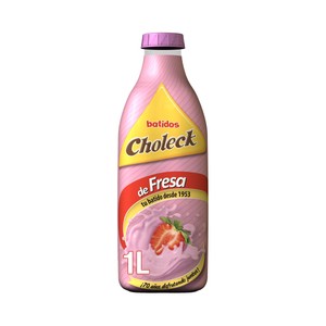 Batido con sabor a fresa 1 l.
