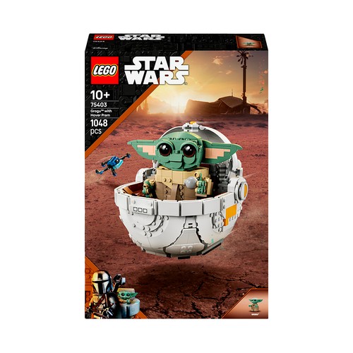 LEGO Start Wars 75403, The Mandalorian Grogu con Aerocuna, 1048 pcs +10 Años