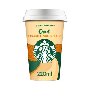 STARBUCKS Bebida de avena, café y caramelo macchiato 220 ml.