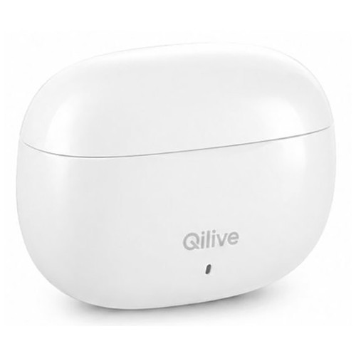 Auriculares Inalámbricos Bluetooth QILIVE Q.1617, color blanco, autonomía hasta 20h, conexión usb-c