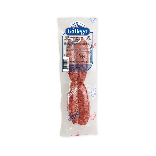 CÁRNICAS GALLEGO Longaniza oreada cortada en porciones 380 g.