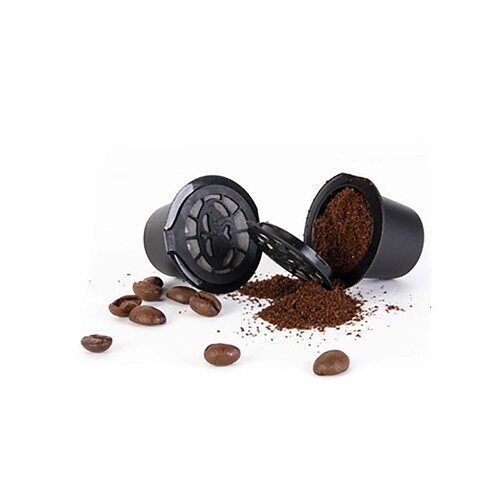 Set de 3 cápsulas de café Nespresso reutilizables, fabricadas en polipropileno, COOK CONCEPT.