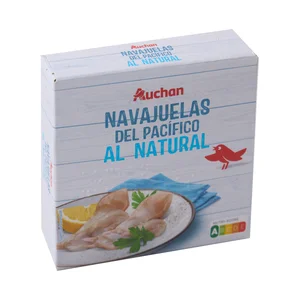PRODUCTO ALCAMPO Navajuelas al natural del pacífico 63 g.