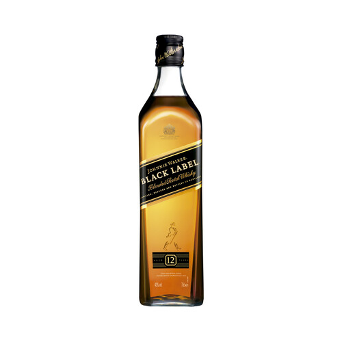 JOHNNIE WALKER Black label  Whisky blended escocés 12 años 70 cl.