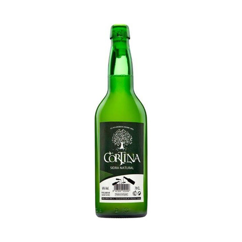 Sidra natural CORTINA botella de 70 cl.