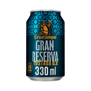 Imagen de CRUZCAMPO Gran reserva Cerveza tostada sin alcohol (0.0) lata de 33 cl.