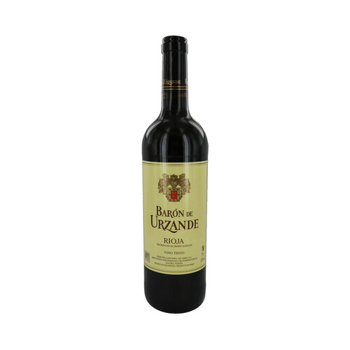 BARON DE URZANDE  Vino tinto con D.O. Ca. Rioja botella de 75 cl.