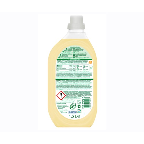 FROSCH Detergente líquido concentrado ecológico, jabón natural eficaz y suave 30 DS