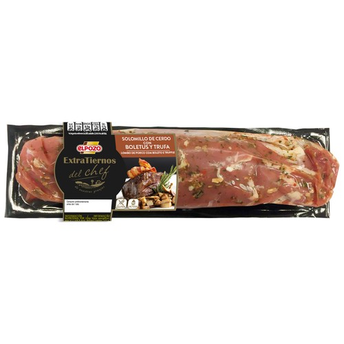 Solomillo de cerdo con boletus y trufa EL POZO Extratiernos del chef.