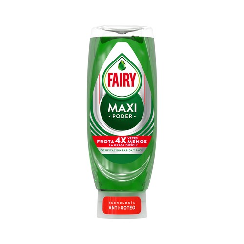 FAIRY Lavavajillas mano maxi poder original 545 ml.