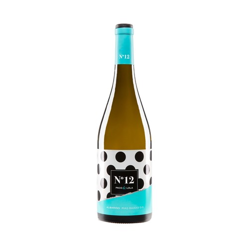 PACO & LOLA Nº 12 Vino blanco albariño con D.O. Rías baixas botella 75 cl.