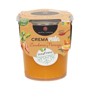 Imagen de SANTA TERESA Crema fría de zanahoria y naranja, lista para tomar SANTA TERESA 400 ml.