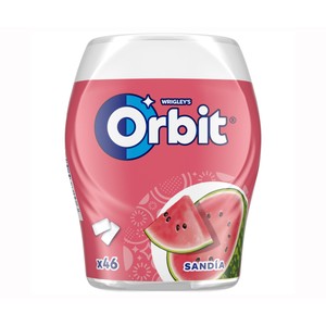 Chicle gragea sabor a sandía 64 g.