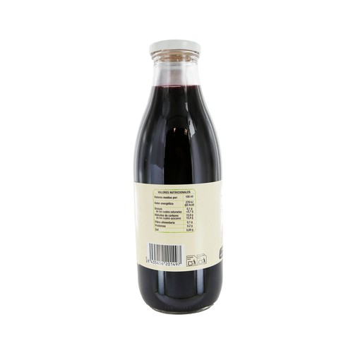 PRODUCTO ALCAMPO Bio Zumo de uva roja procedente de agricultura ecológica bote 1 l.