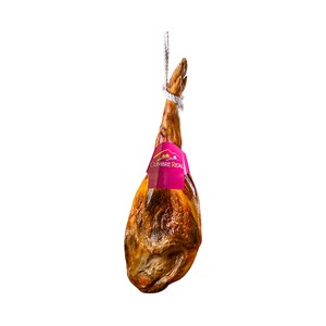 Jamón curado en bodega con piel pieza de 6.5 kilos (peso aproximado).