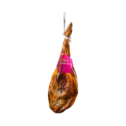 CUMBRE REAL Jamón curado en bodega con piel CUMBRE REAL pieza de 6.5 kilos (peso aproximado)