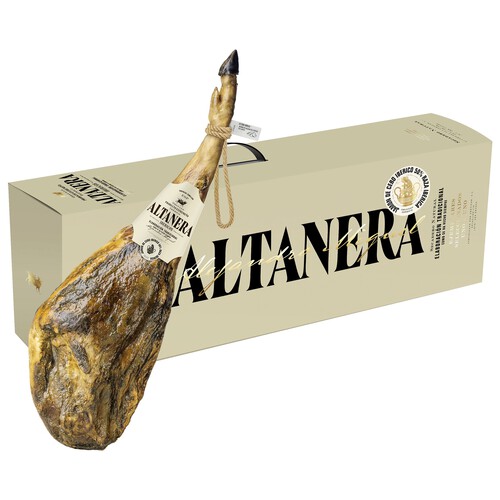 Lote de paleta de cebo ibérica (50% raza ibérica) y embutidos ibéricos ALTANERA.