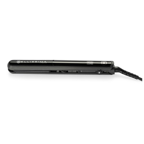 Plancha alisadora de pelo BELLISSIMA B15 50, con placas de nanocerámica, color negro.