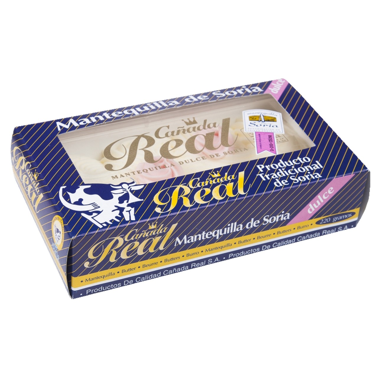 CAÑADA REAL Lata de mantequilla dulce de Soria CAÑANA REAL 220 g ...