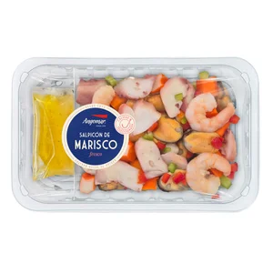 ANGOMAR Salpicón de marisco fresco 400 g. 