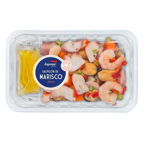 ANGOMAR Salpicón de marisco fresco 400 g. 