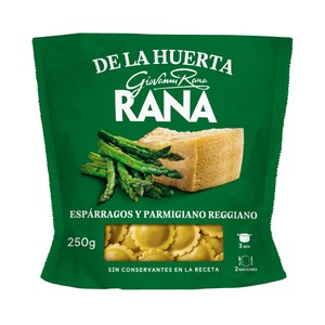 Imagen de RANA De la huerta Raviolis de pasta fresca rellenos de espárragos y parmigiano reggiano 250 g.