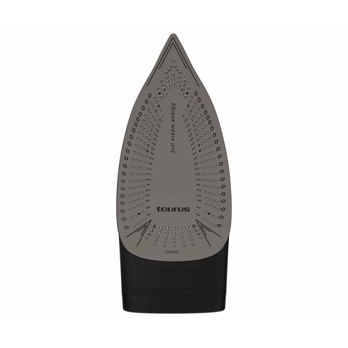 Plancha de vapor TAURUS Geyser Eco, suela Titanium, potencia 2700W.