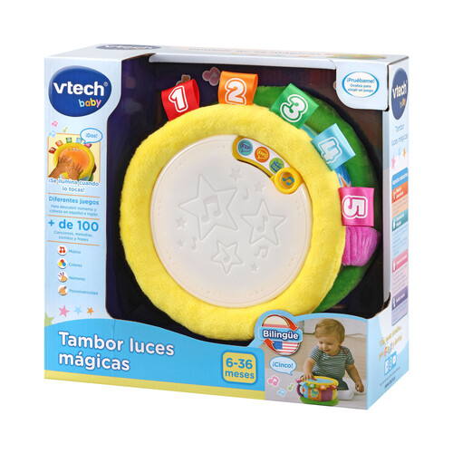 Tambor luces mágicas Bilingüe Activity musical para bebés VTech Baby. Edad recomendada desde 6-36 meses