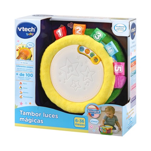 Tambor luces mágicas Bilingüe Activity musical para bebés VTech Baby. Edad recomendada desde 6-36 meses