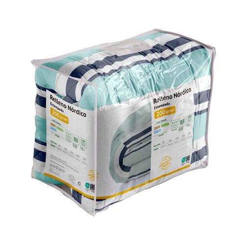 Relleno nórdico estampado cama 105cm, 200g/m².