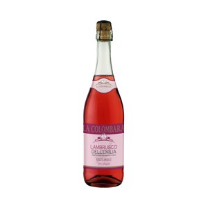 LA COLOMBARA Lambrusco rosado con I.G.P. Lambrusco dell´Emilia botella 75 cl.