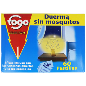 FOGO Recambio de repelente de mosquitos eléctrico en pastillas FOGO 60 pastillas
