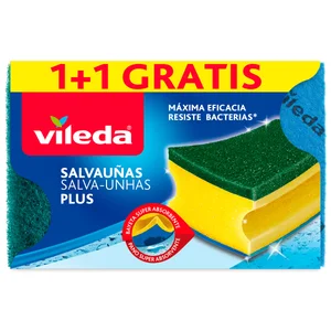Estropajo Salvauñas Plus VILEDA 1+1 uds.