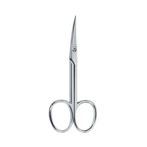 BETER Tijera curva cromada de 9 cm, para el corte de las cutículas BETER.