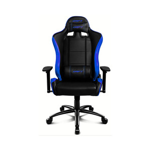 Silla Gaming Drift DR200 Negro/Azul, reposabrazos ajustable, asiento basculante, altura regulable.