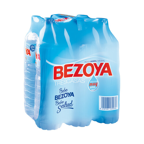 Agua mineral BEZOYA botella de 1,50 l. pack de 6 uds.
