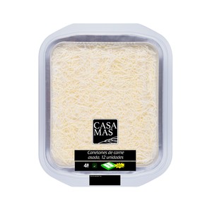 Imagen de CASA MAS Bandeja de canelones caseros rellenos de carne CASA MAS 1200 g.