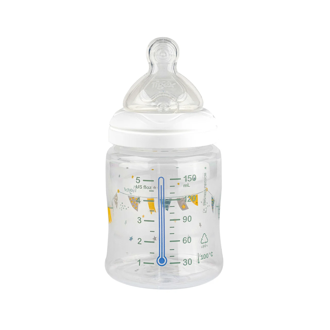 Biberón de 150 ml con sistema anticólicos