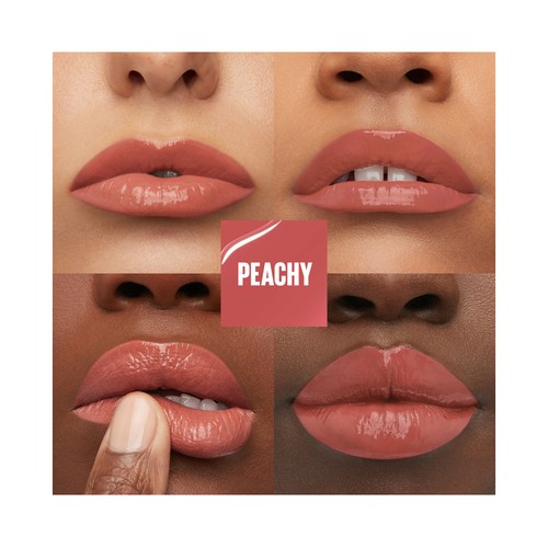 MAYBELLINE  Superstay vinyl ink  tono 015 Peachy  Lápiz de labios en tinta líquida con acabado efecto vinilo.