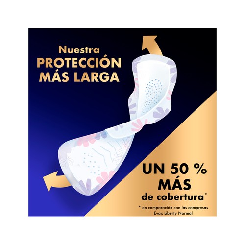 AUSONIA Liberty Compresas extra de noche con alas 9 uds.