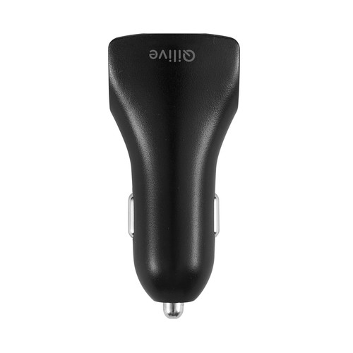 Cargador para el coche 35.5W 2x USB-A y UBC-C, QILIVE.