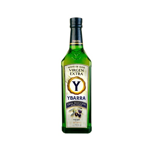 YBARRA Aceite de oliva virgen extra  botella de cristal de 750 ml.